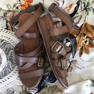 Anthro Gladiator Sandals by Schuler & Sons